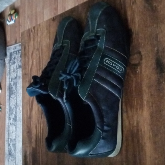 EUC VINTAGE COACH NAVY SNEAKERS 10 women - Picture 2 of 7